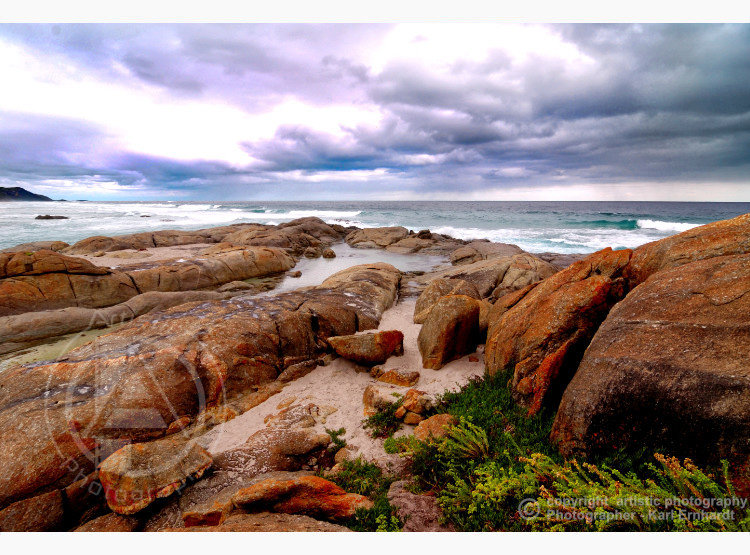 Vibrant Coastal Surf