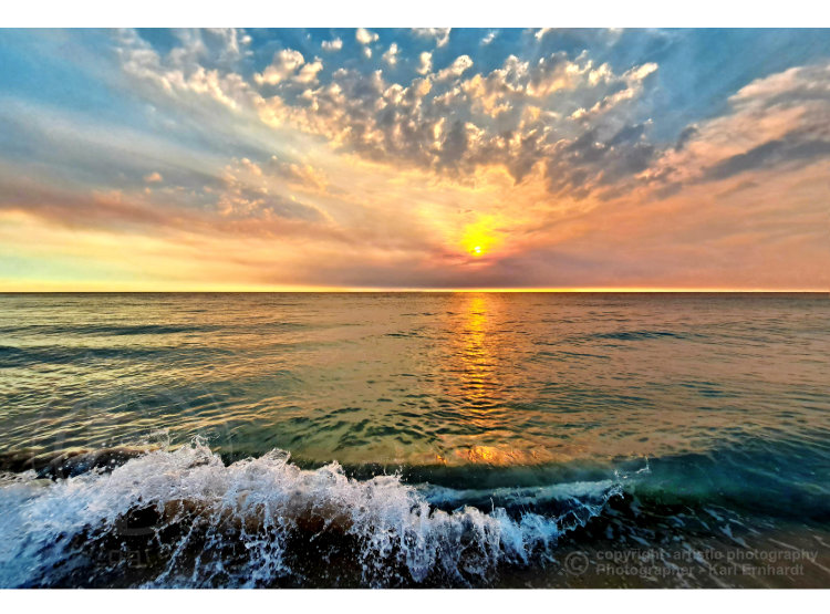 Sunset Ocean Vortex